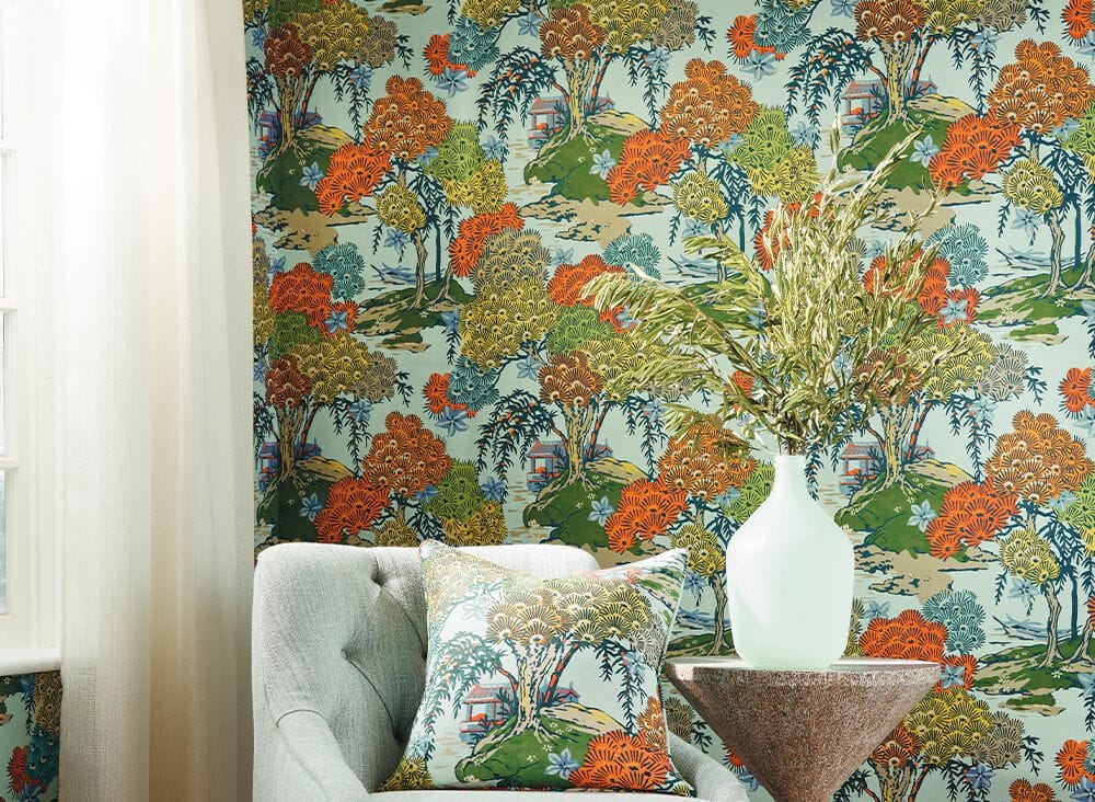 Цветочные узоры нетканые обои Jannelli&Volpi SCALAMANDRÉ ARCH-00054230 - Вид №1