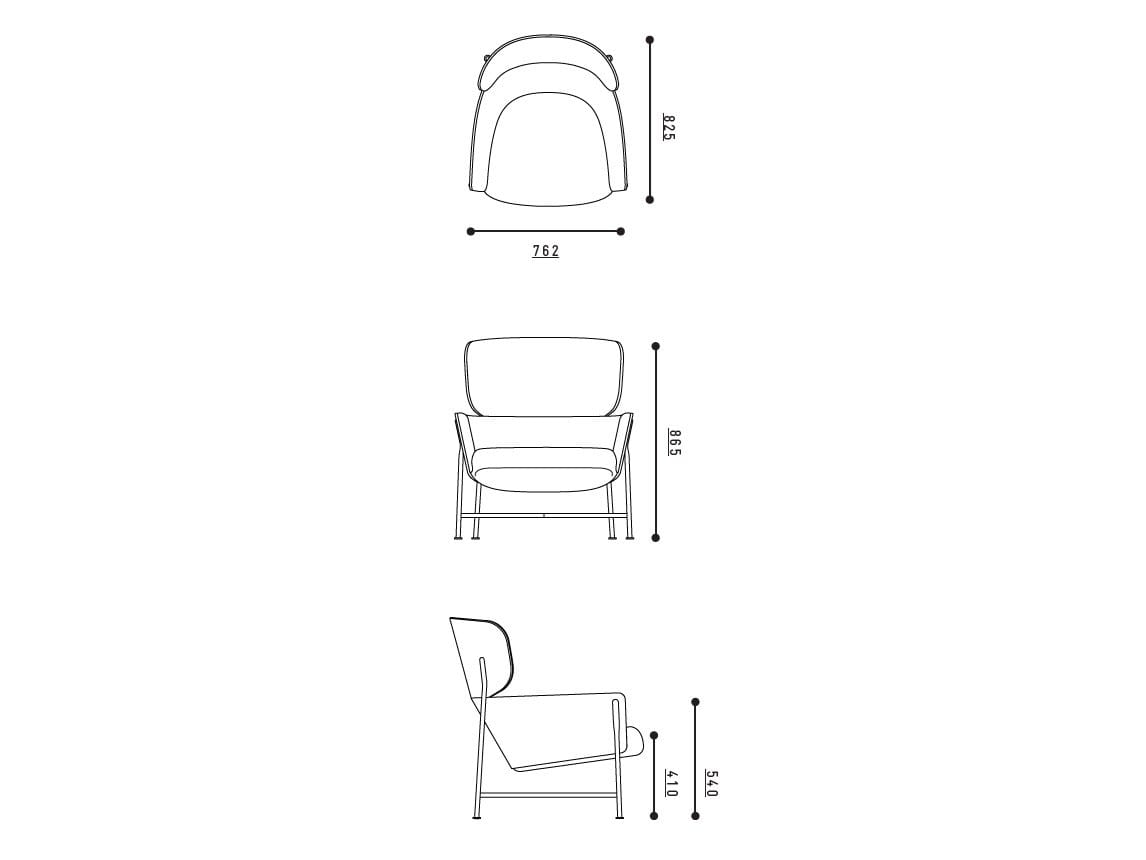 Тканевое кресло с подлокотниками SP01 Caristo ARCH-00041908 - Вид №10