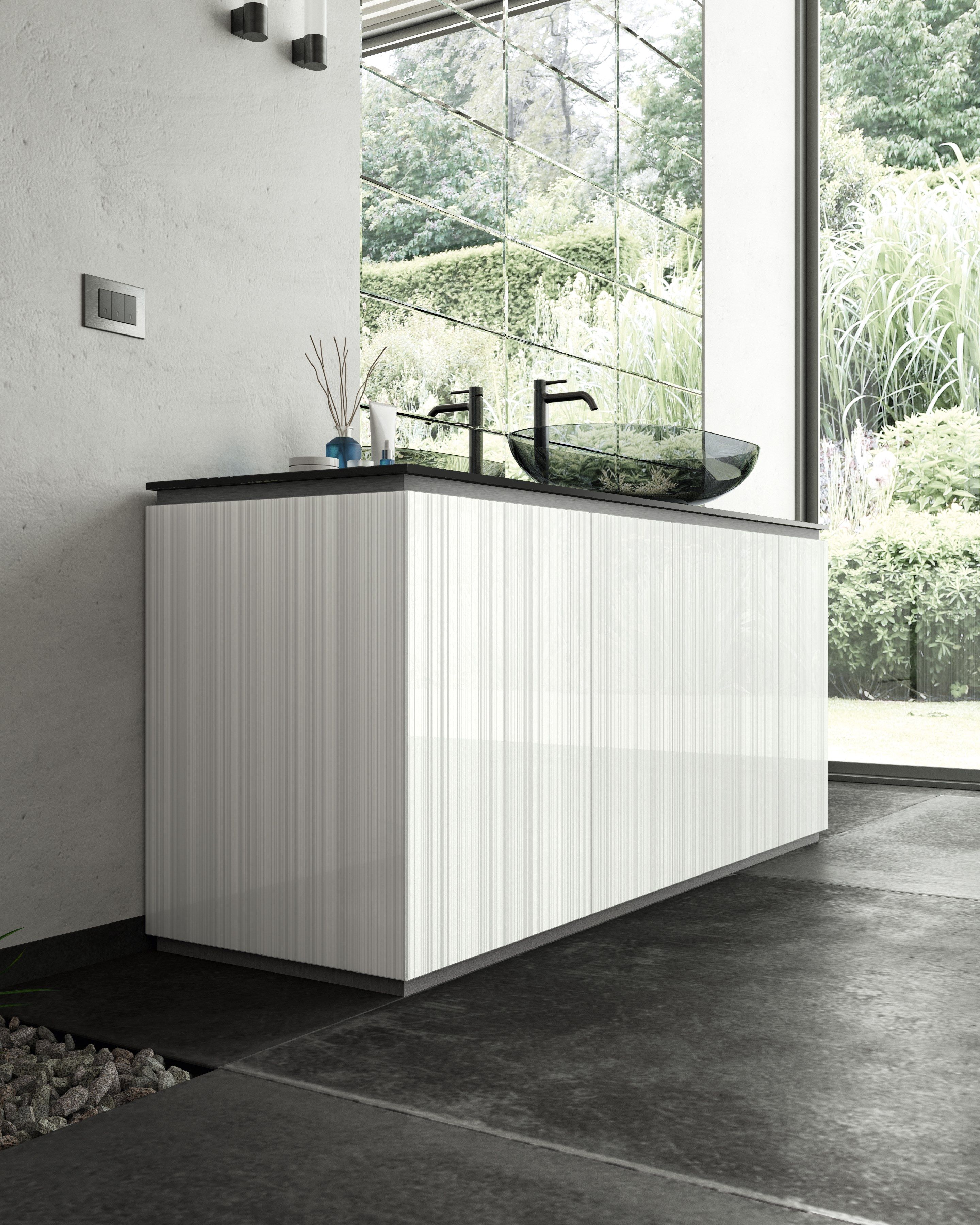 Шкаф с одной секционной раковиной с дверцами ARTELINEA FUSION ARCH-00112538 - Вид №2