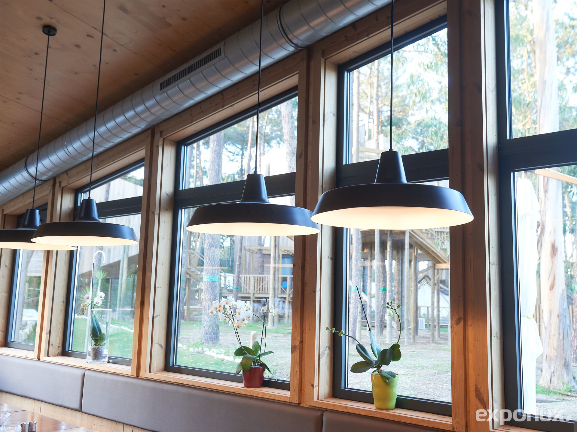 Термокрытый алюминиевый подвесной светильник Exporlux HAT SU ARCH-00090099 - Вид №2