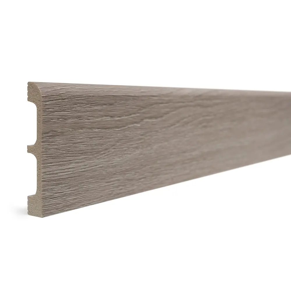 Молдинг настенный полистирол ударопрочный Decor-Dizayn 706-80 серый 80x13x2400 мм STLM-2074579