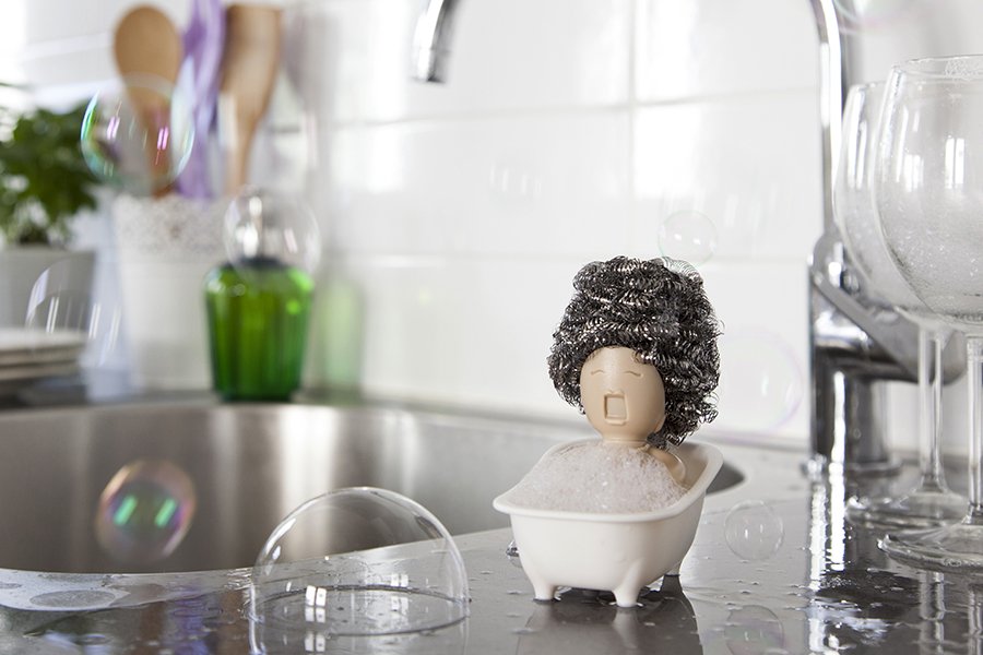 Держатель для кухонного скребка бежевый Soap Opera PELEG DESIGN ДИЗАЙНЕРСКИЕ 00-3871463 Бежевый;белый;коричневый  - Вид №7