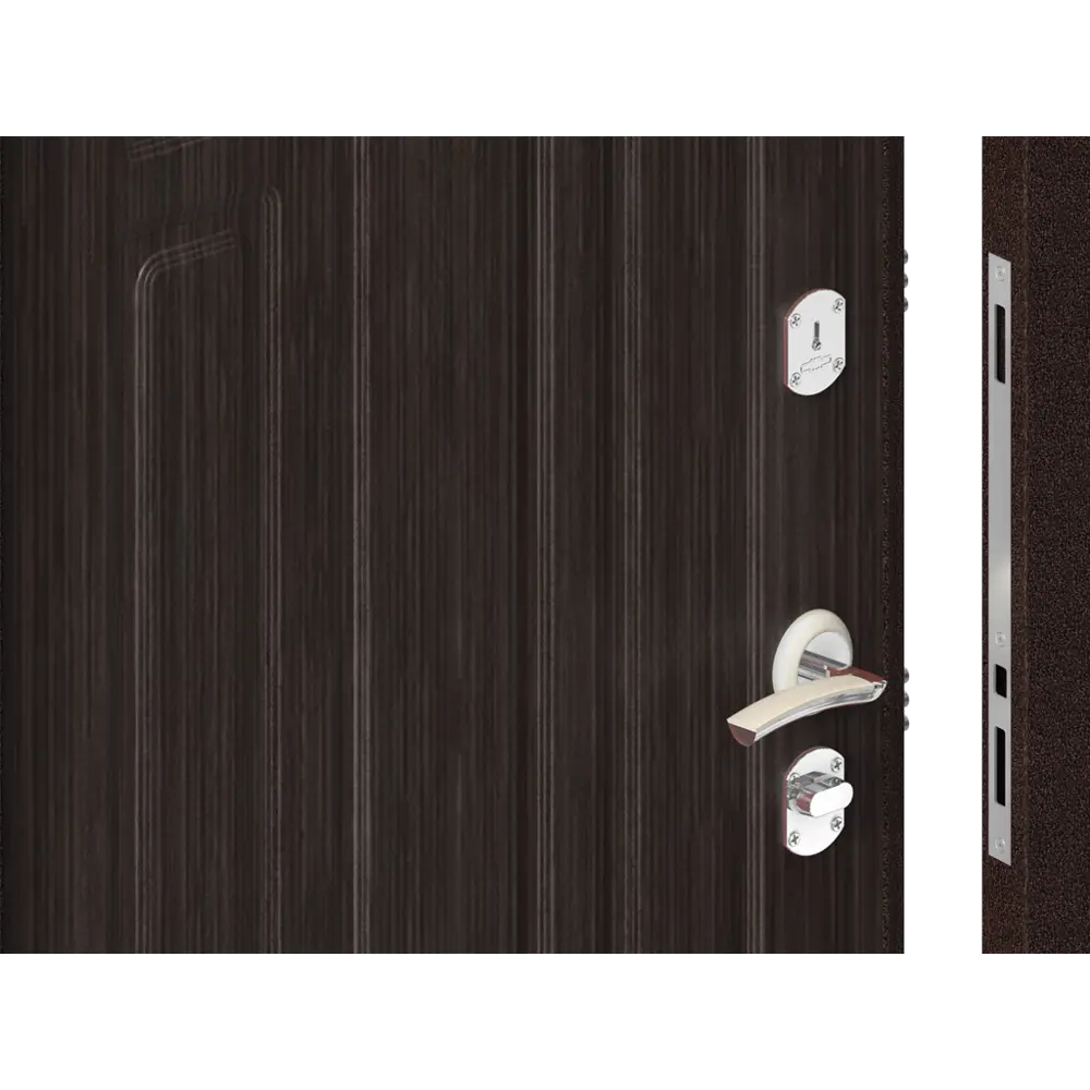 Дверь входная металлическая Оптим 98x205 см правая венге DOORHAN STLM-2135717 - Вид №2