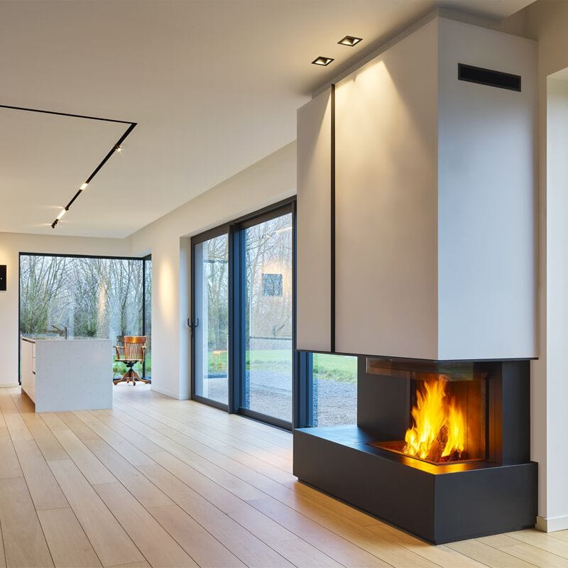 Дровяной камин с тройным фасадом KALFIRE W90/47S ARCH-00053619 - Вид №5