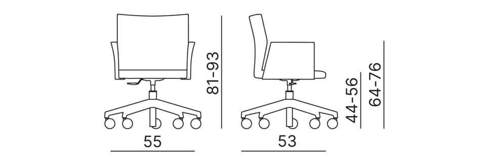 Тканевый поворотный операционный стул Kastel Kalla 25 ARCH-00151579 - Вид №1
