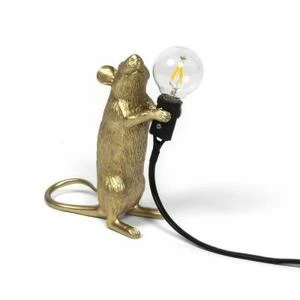 Светильник настольный Mouse Lamp Step, золотой