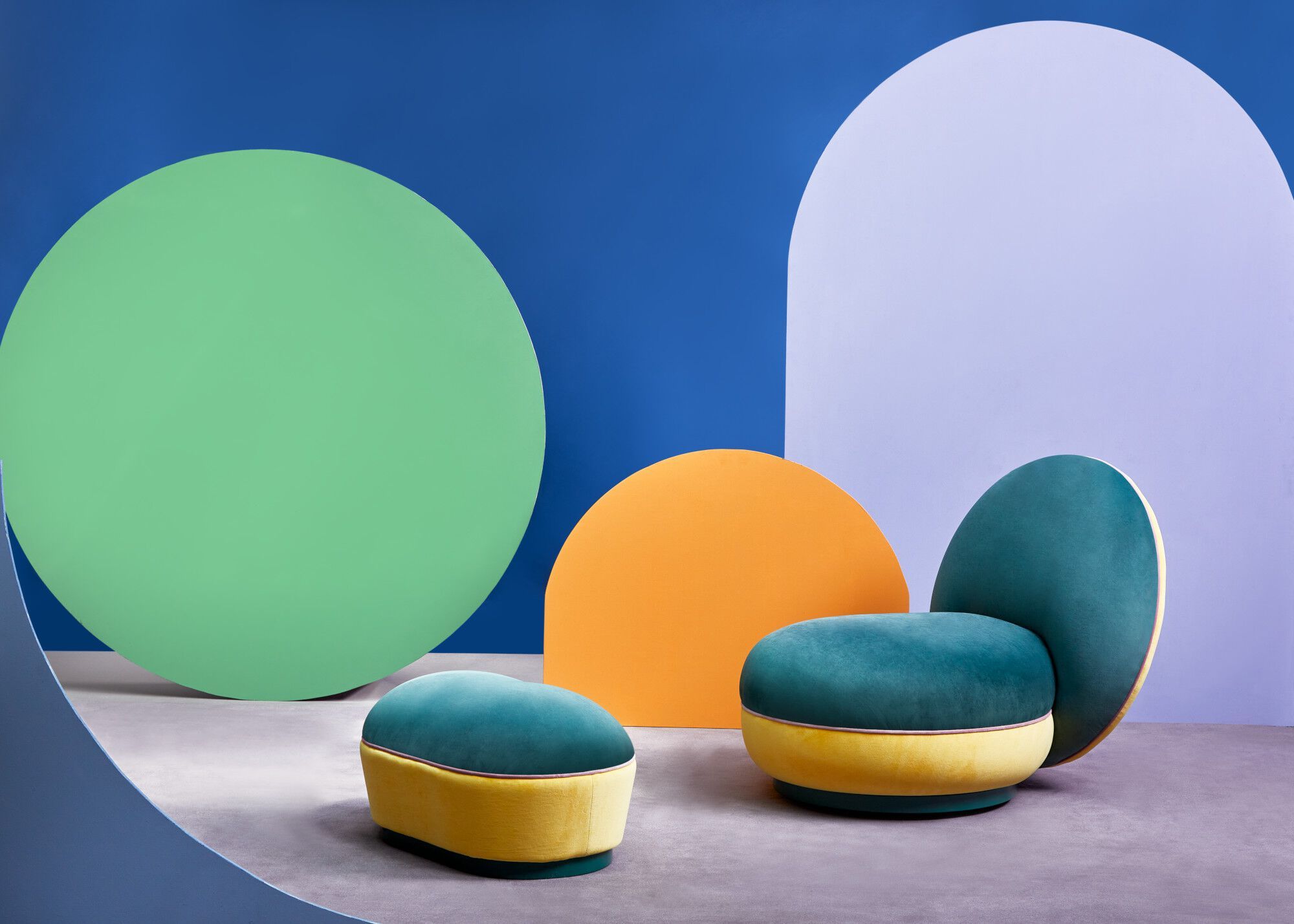 Бархатное кресло Paolo Nesi TIAMO ARCH-00118145 - Вид №1