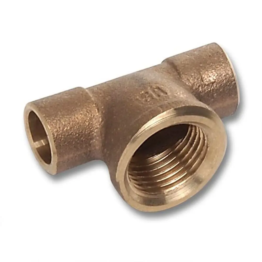 Тройник Sanha 1/2"x18x18 мм ВР-ВП-ВП бронза 89354955 STLM-2184951 
