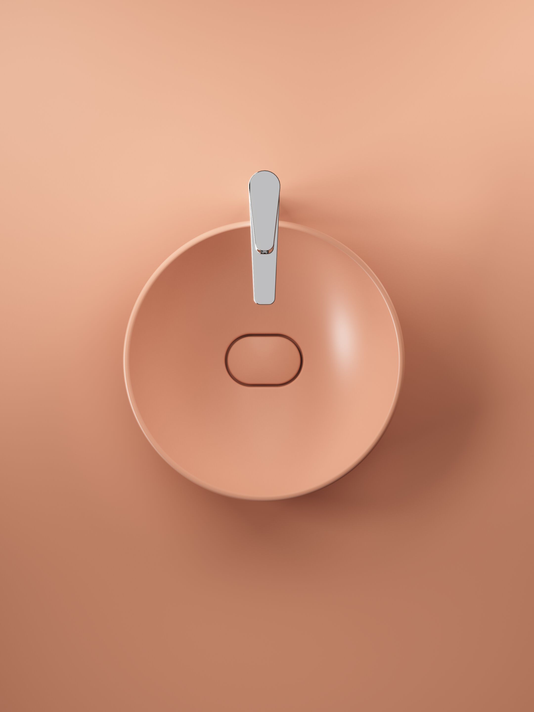 Круглый умывальник Fireclay Kaleseramik сантехника ARCH-00076088 - Вид №14