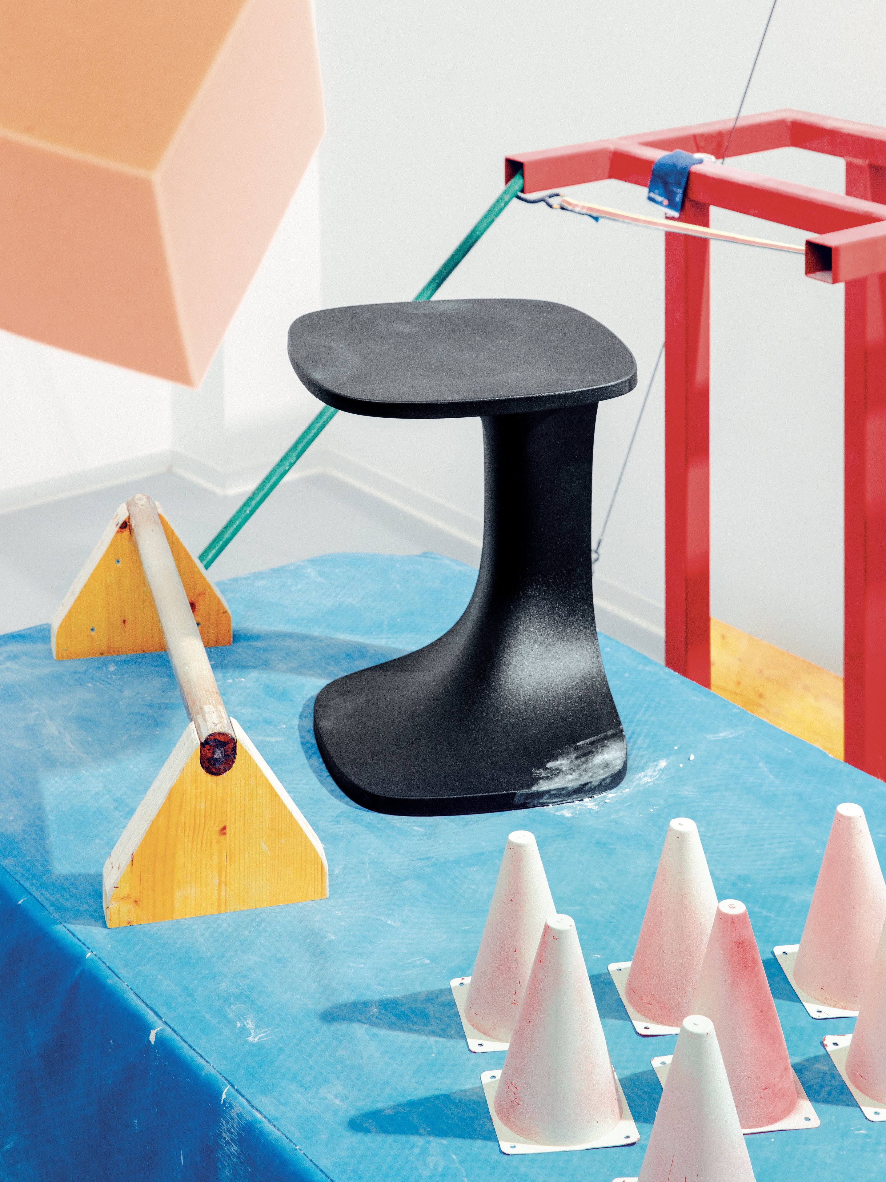 Пластиковый квадратный журнальный столик Kristalia шрифт ARCH-00075641 - Вид №8