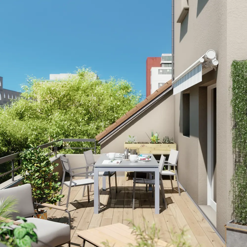 Маркиза механическая Naterial Calima 3x2 м цвет белый-серый STLM-2013380 - Вид №9