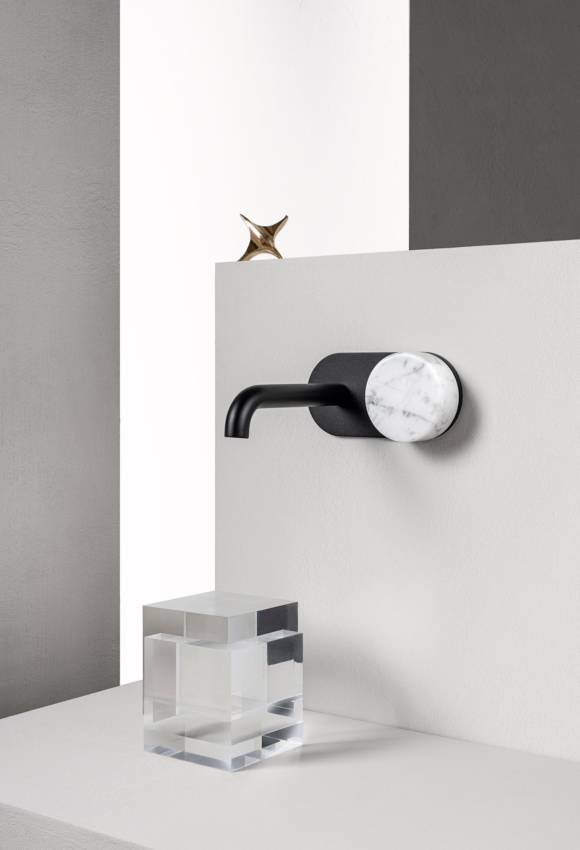 Латунный смеситель для раковины с 2 отверстиями QD Magistro Lab Eternal ARCH-00058444