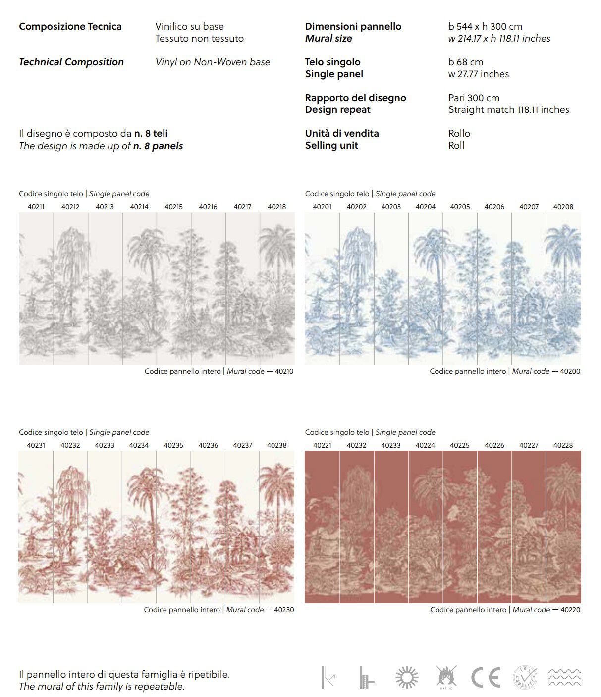 Обои с цветочными мотивами Jannelli&Volpi СП 201 MURALS DECOR ARCH-00120575 - Вид №2