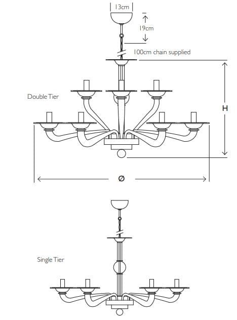 Люстра из муранского стекла Abrissi Lloyd ARCH-00128570 - Вид №3