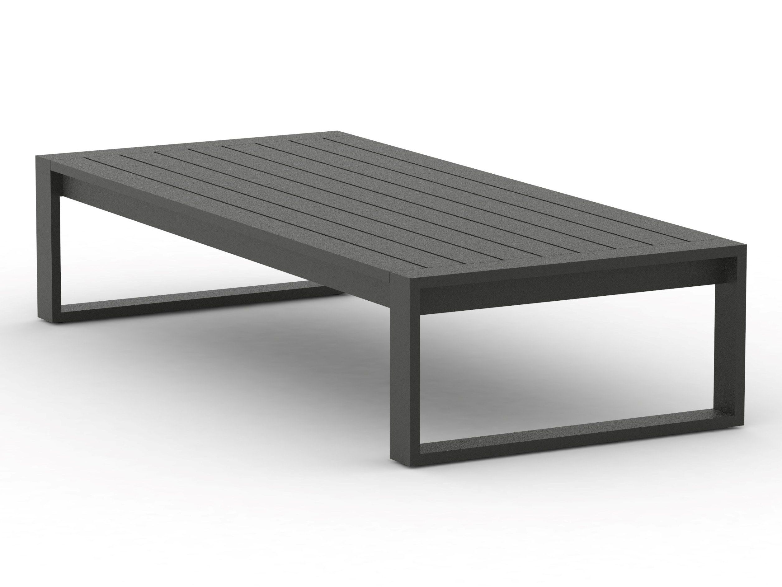 Прямоугольный алюминиевый журнальный столик с порошковым покрытием Case Eos ARCH-00101381