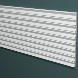 Панель настенная полистирол ударопрочная Decor-Dizayn DD908-14 белая 180x10x2000 мм
