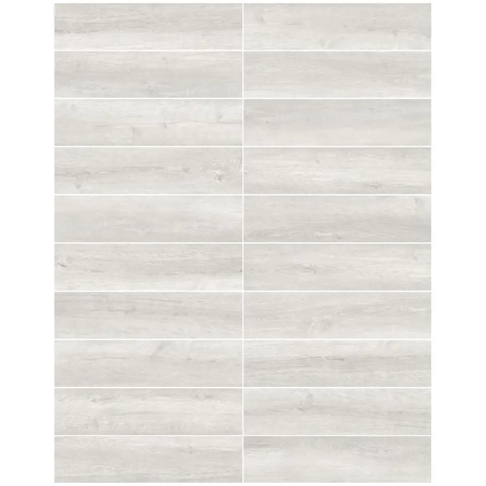 Глазурованный керамогранит Global Tile Santander_GT 19.8x80 см 1.584 м² матовый цвет светло-серый 89456538 STLM-2176799 - Вид №3