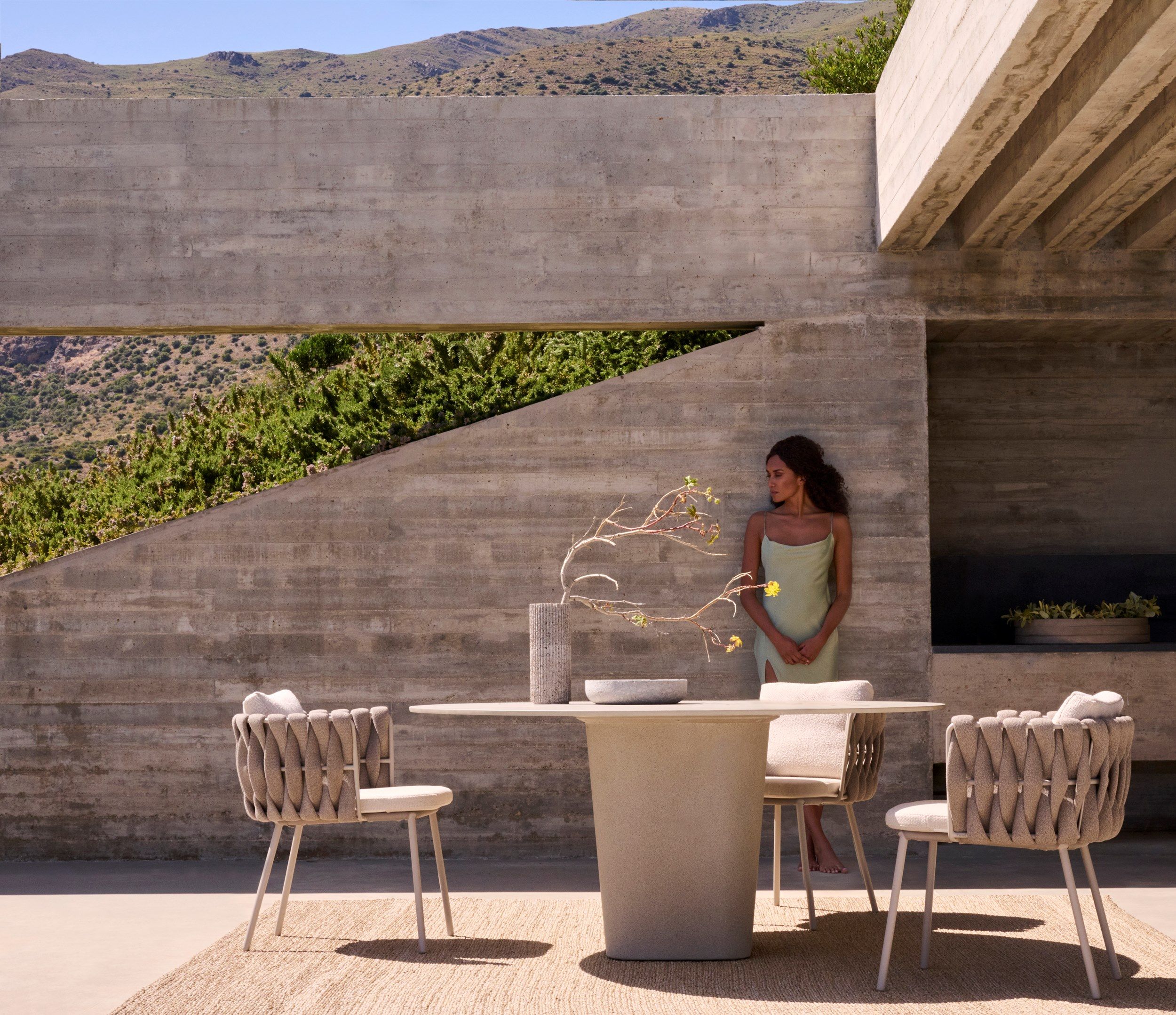 Садовый стул с тканевым подлокотником TRIBÙ Tosca ARCH-00065553 - Вид №15