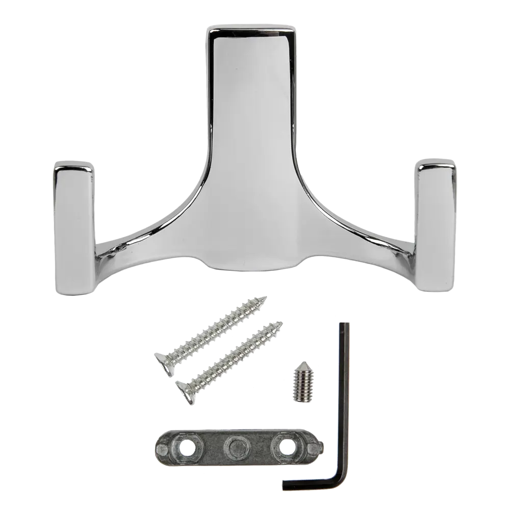 Крючок-вешалка Kerron KR0330, 30x51 мм, цвет хром STLM-2085374 - Вид №2