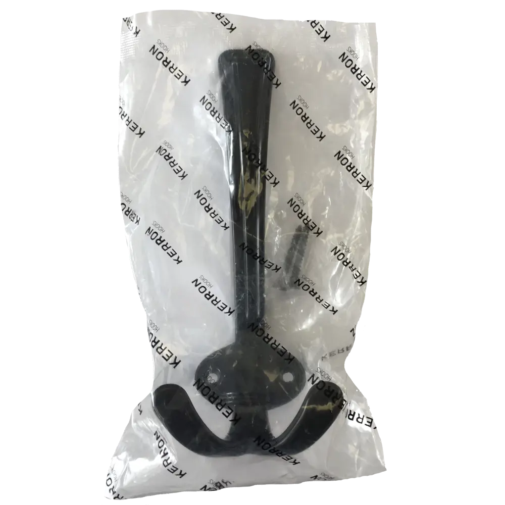 Крючок мебельный Kerron, цвет матовый черный STLM-2022061 - Вид №3