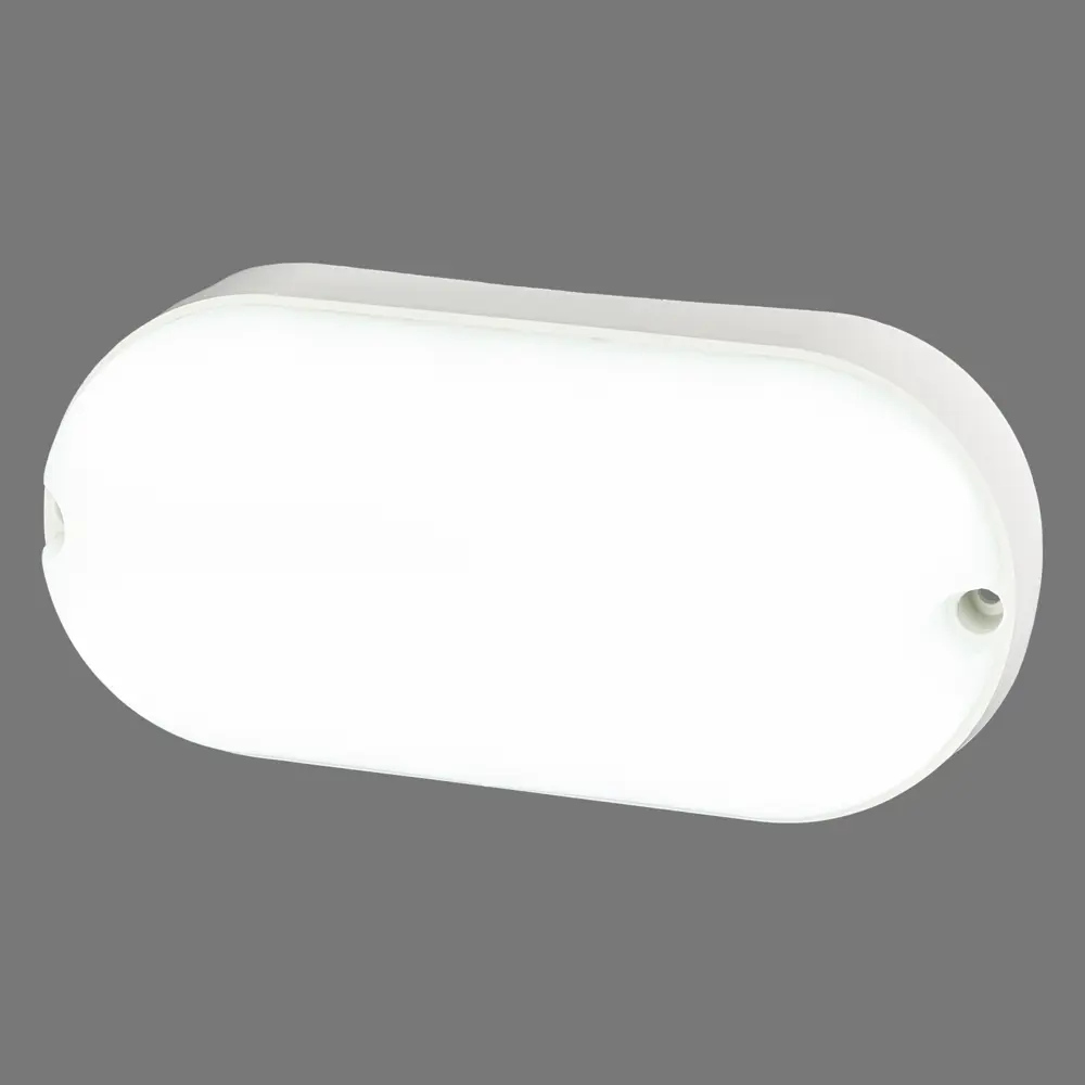 Светильник ЖКХ светодиодный 8 Вт IP65, накладной, овал, цвет белый Volpe STLM-2090857 - Вид №3