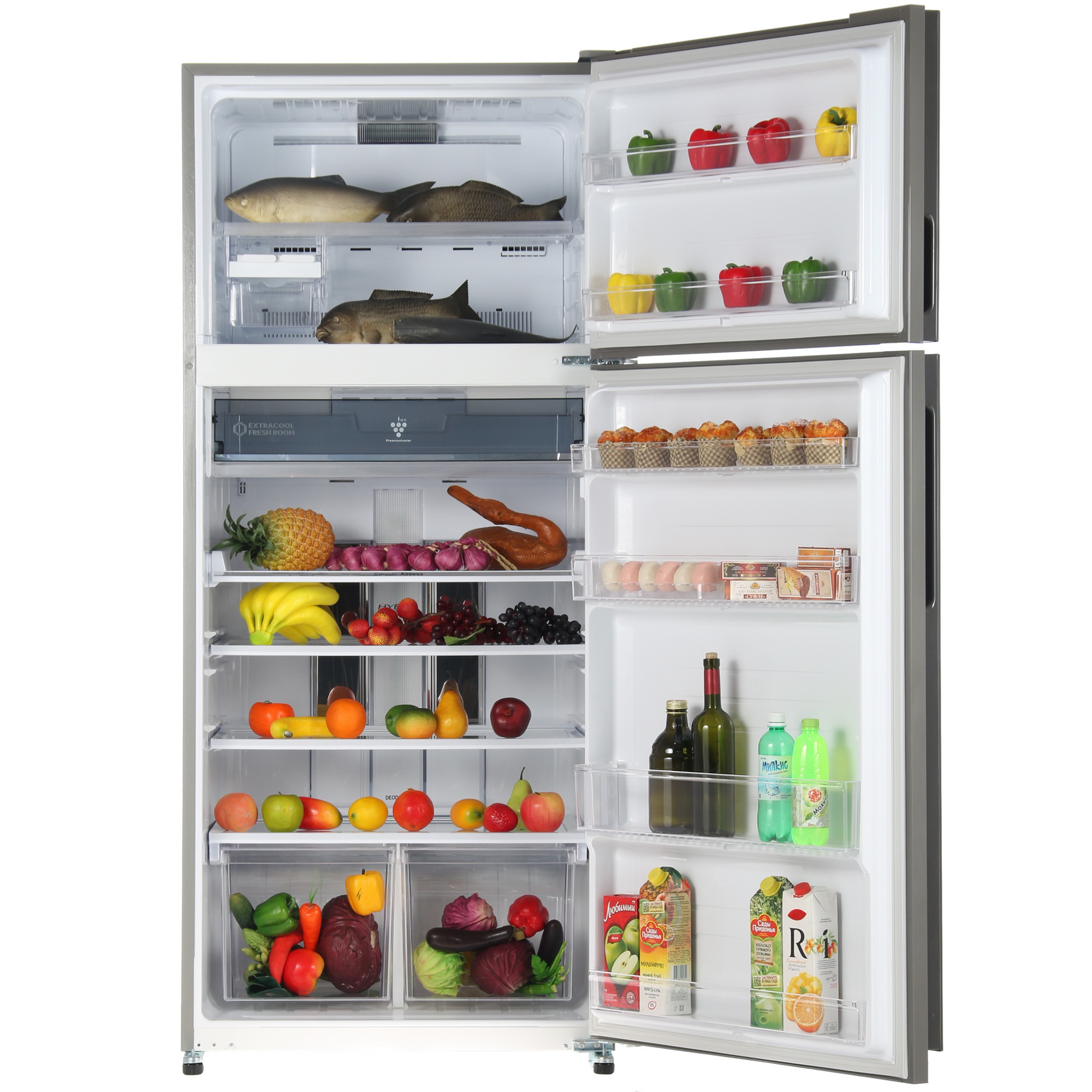 1053503 Холодильник с морозильником   Sharp SJXP59PGSL серебристый STDN-0125833 - Вид №10