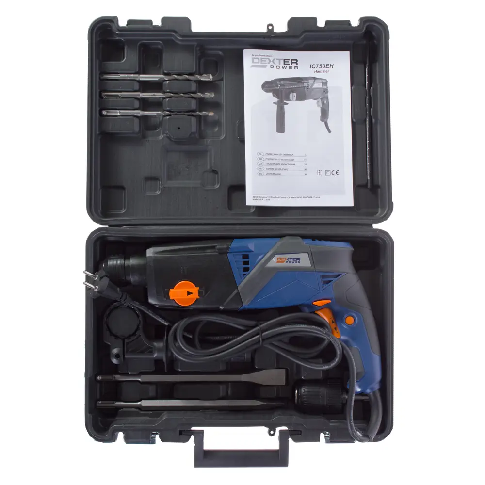 Перфоратор Dexter, 750 Вт, 2,5 Дж DEXTER POWER STLM-2088385 - Вид №3