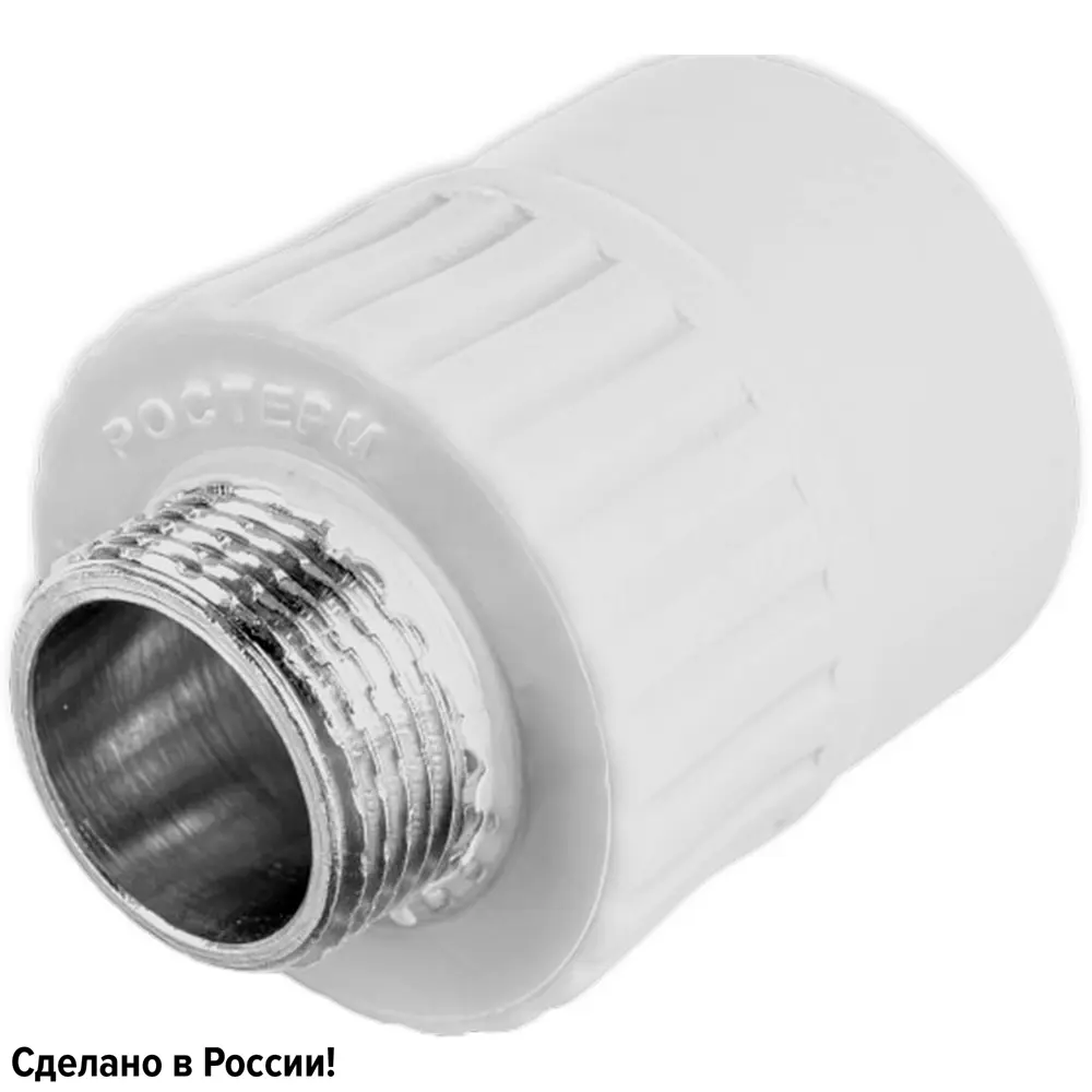 Муфта комбинированная Ростерм 1/2"x25 мм НР полипропилен STLM-2023510