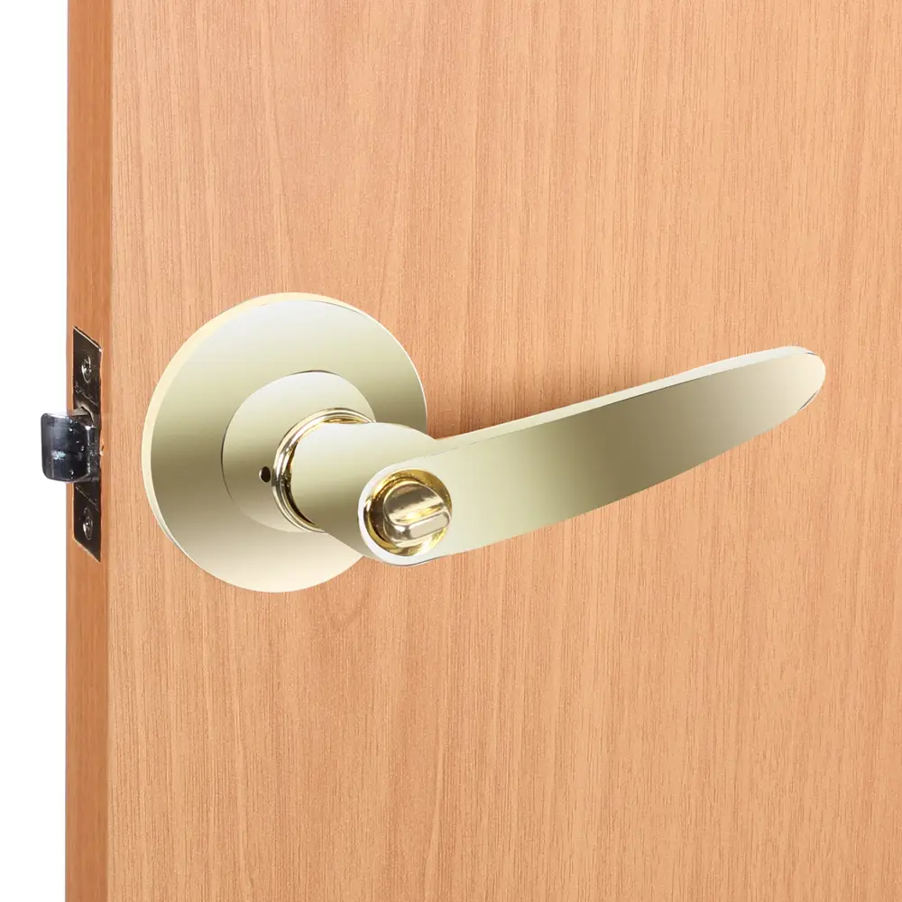 Ручка-защёлка Фабрика замков FZ 3501E BK, цвет глянцевое золото STLM-2031789 - Вид №3