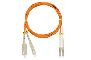 15893209 Переходной волоконно-оптический шнур оранжевый, 2м NMF-PC2M2C2-SCU-LCU-002 NIKOMAX