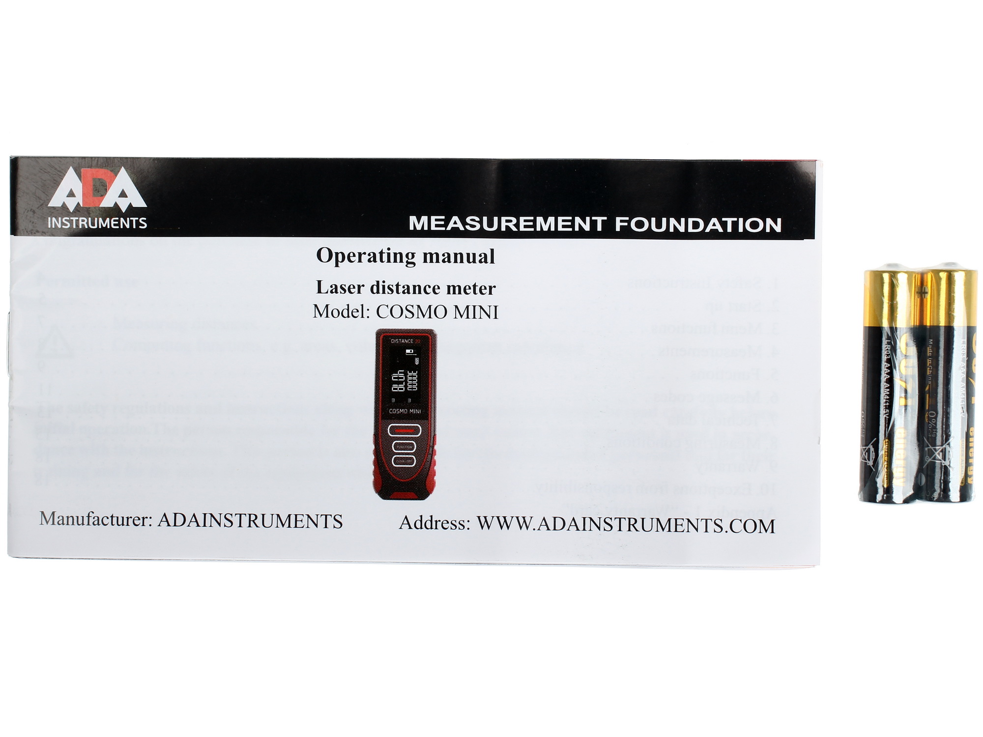Лазерный дальномер ADA Cosmo MINI 1102873 STDN-0005674 - Вид №8