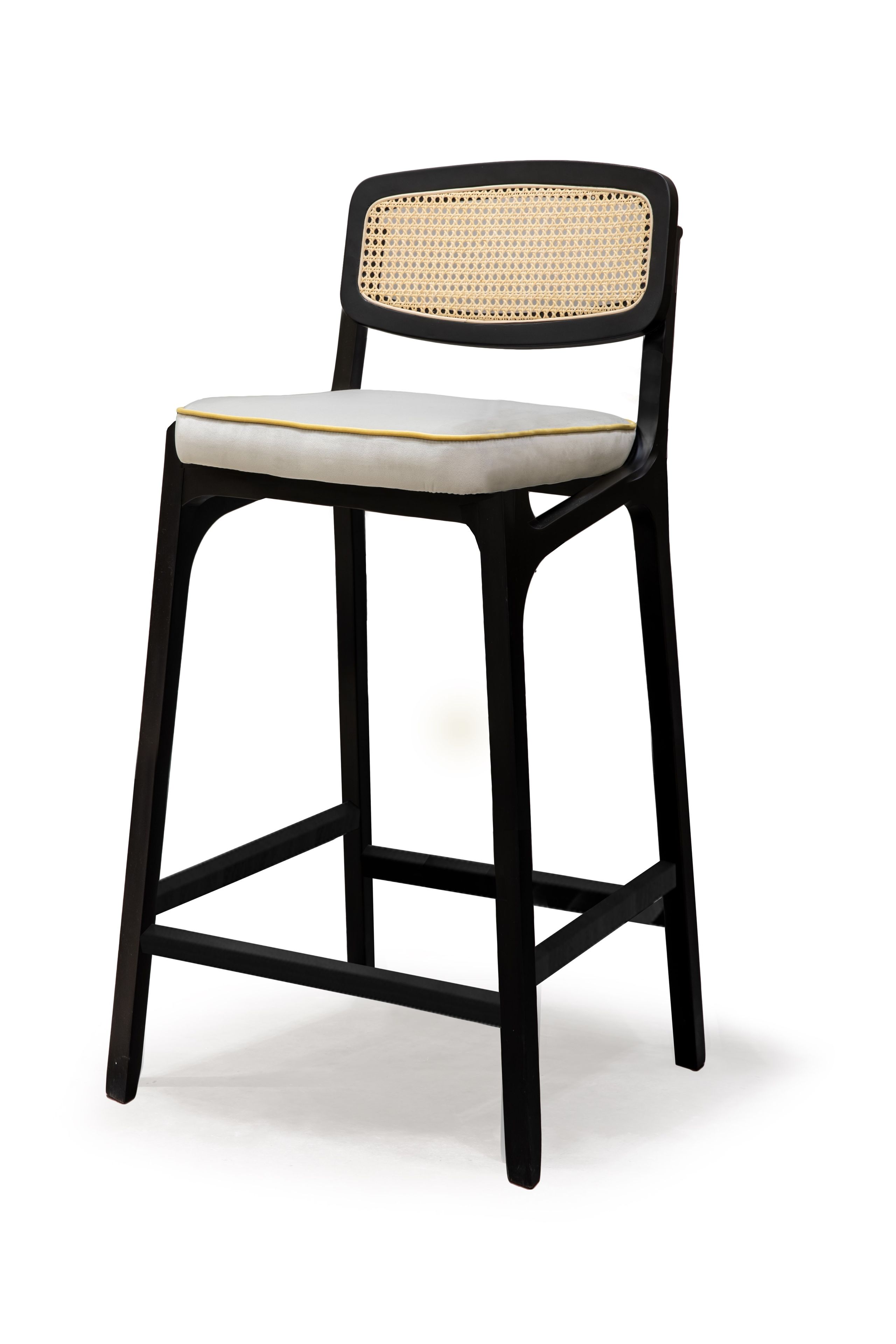 Высокий деревянный стул с подлокотниками Mambo Unlimited Ideas Karl ARCH-00118848 - Вид №4