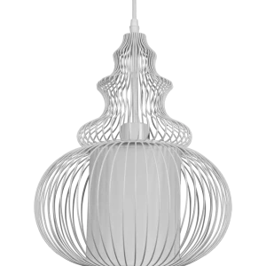 Светильник Globo 1xE27x40 Вт, 30 см, цвет белый