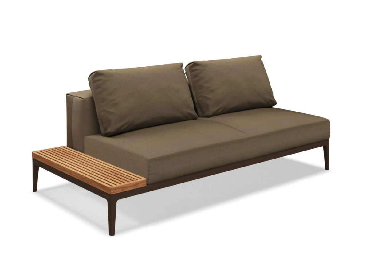 2-местный тканевый модульный садовый диван Gloster сетка ARCH-00041840 - Вид №7