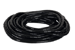 15896108 Спиральная лента для организации и защиты кабельных пучков черная, 10м NMC-SWB12-010-BK NIKOMAX