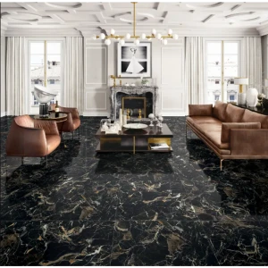 Керамогранит Arcadia Ceramica Golden Black HG2005-A 60x60см цвет чёрный, цена за упаковку