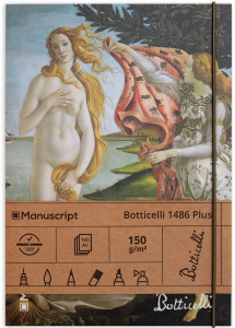 548500 Скетчбук "Botticelli 1486" Plus, 160 листов, 150 г/м2 Manuscript