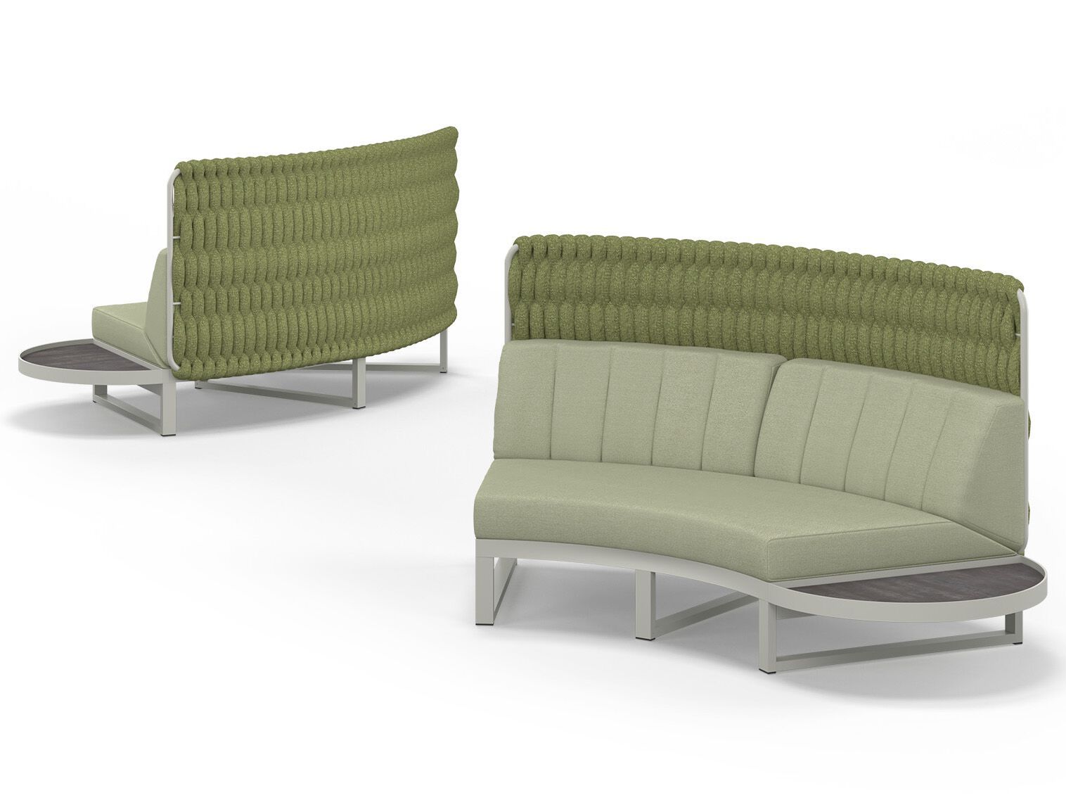 Модульный изогнутый садовый диван из ткани MAMAGREEN Munia ARCH-00036922 - Вид №10