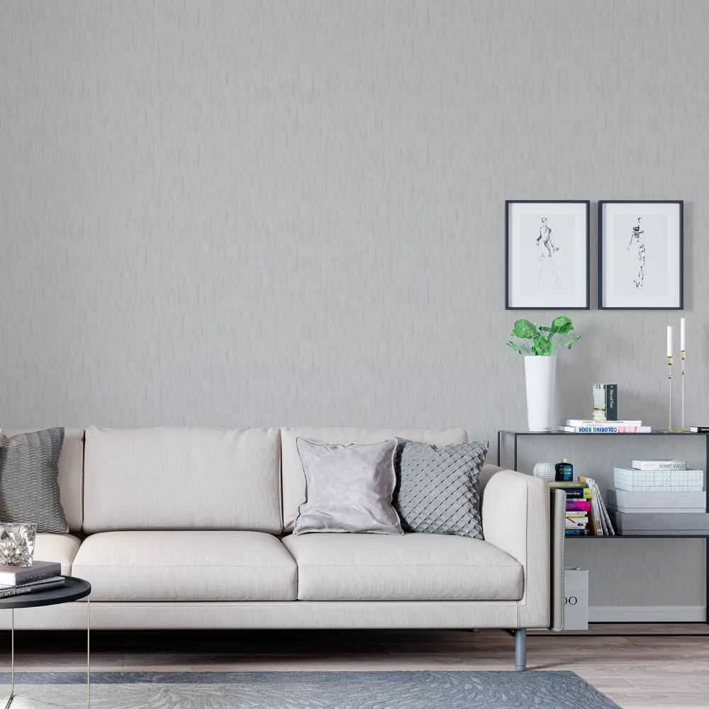 Обои флизелиновые Palitra Home Udachno серые 1.06 м 89427233 STLM-1568328 - Вид №3