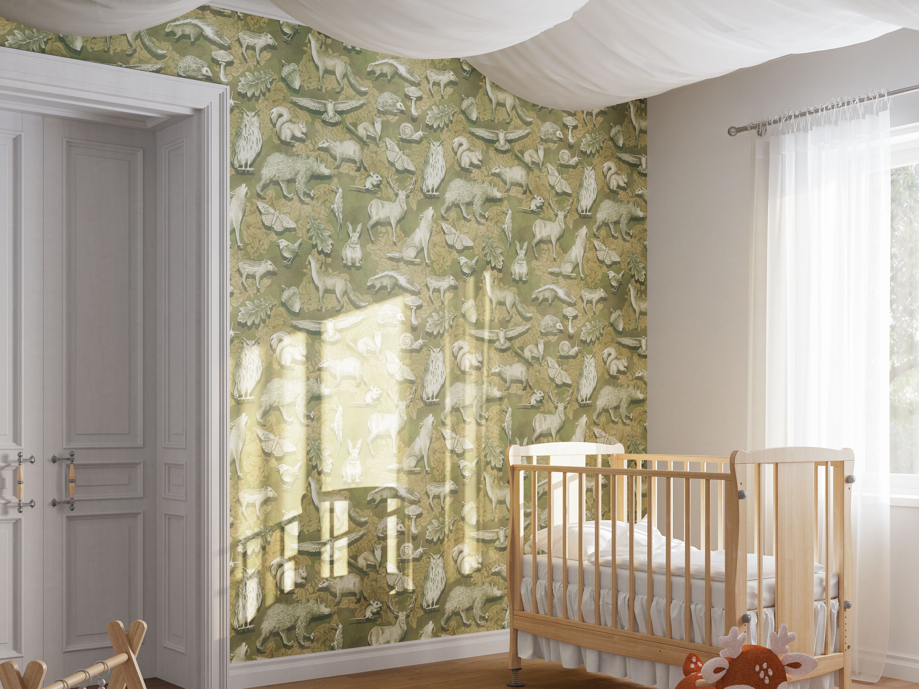 Обои с рисунком для детей Inkiostro Bianco Inkids ARCH-00082627