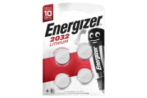 16282005 Батарейки Miniatures Lithium CR2032 4 штуки в блистере 7638900377620 Energizer