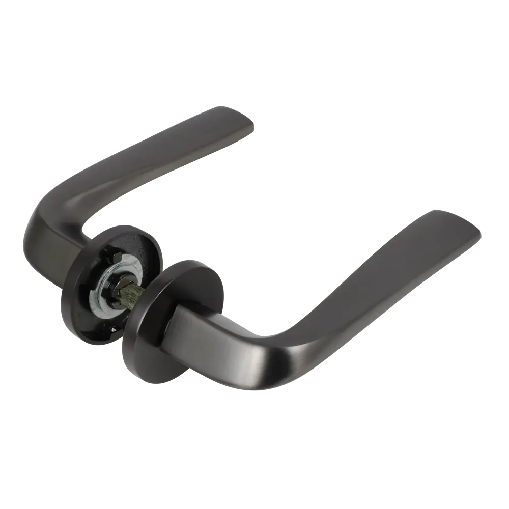 Дверные ручки Edson EDS-85B-R2 графит для межкомнатных дверей 85169292 STLM-0059360