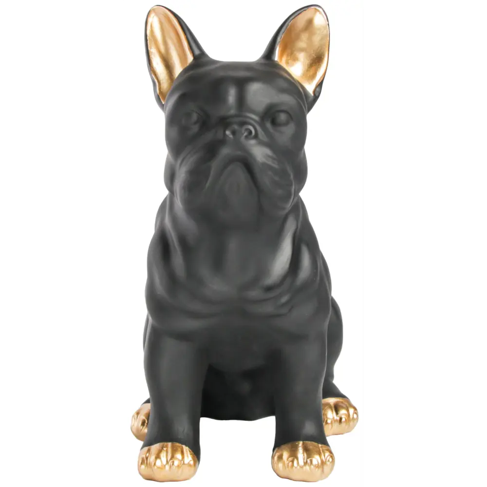Статуэтка Собака черно-золотая пластик 21.8 см Santreyd STLM-2144570 - Вид №1