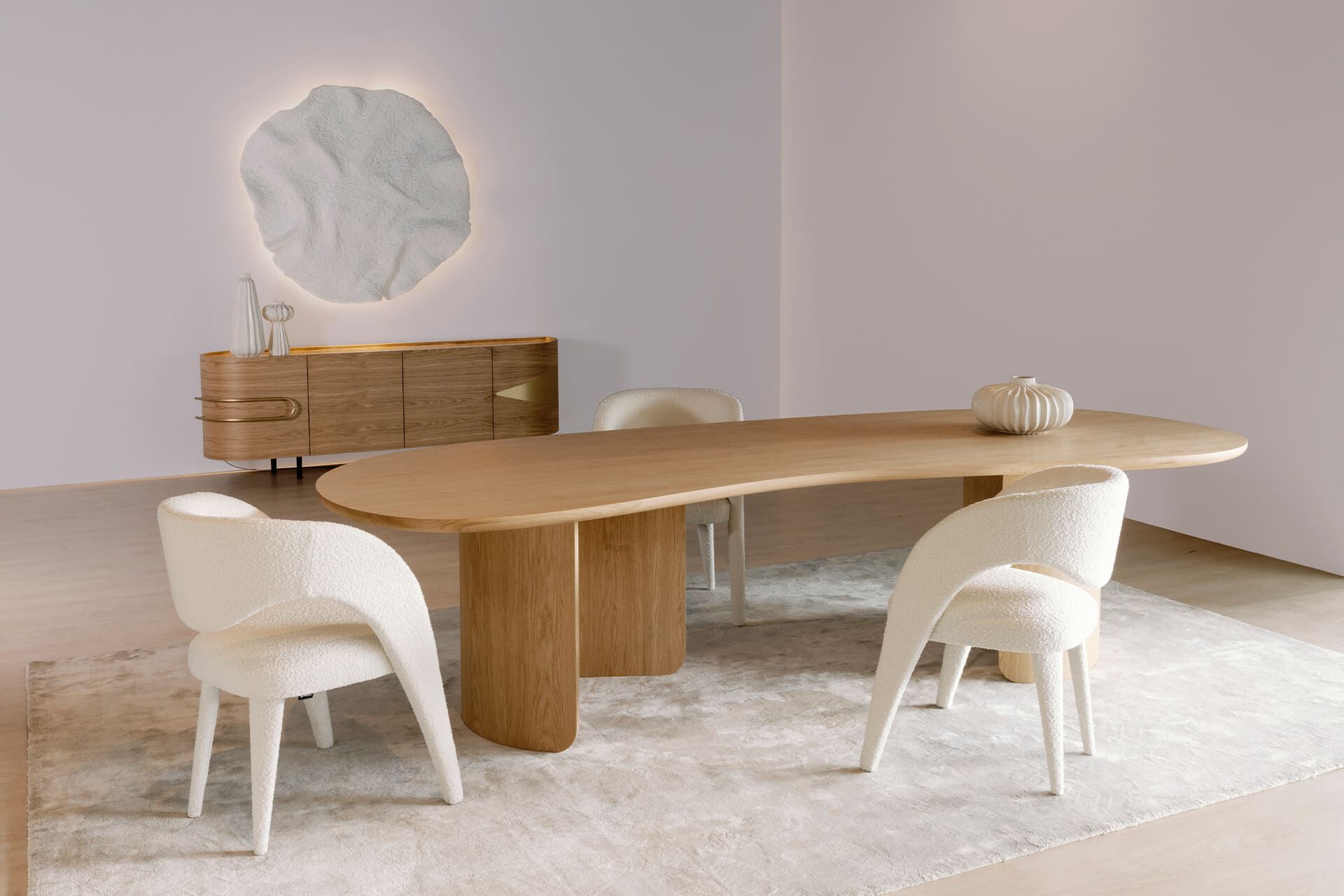 Мягкий тканевый стул с подлокотниками Greenapple Laurence ARCH-00130414 - Вид №7