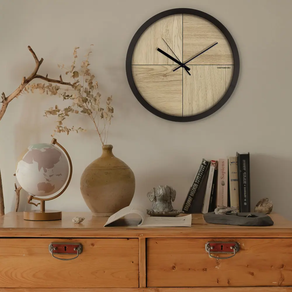 Часы настенные Нео-лофт d30 см цвет коричневый TROYKATIME WELLBEING STLM-2046867 - Вид №5