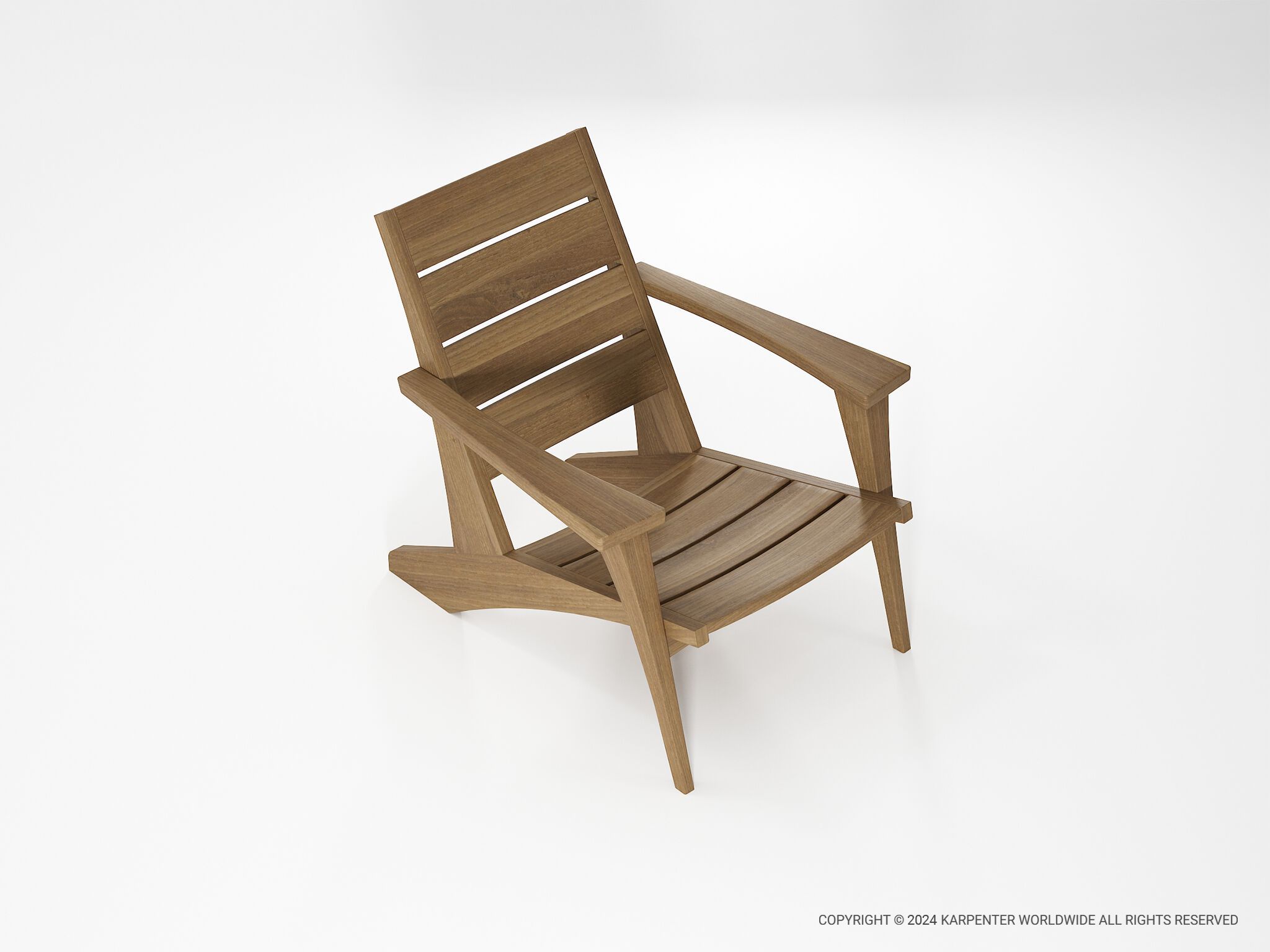 Стул из тикового дерева KARPENTER Idle Moose ARCH-00076224 - Вид №1