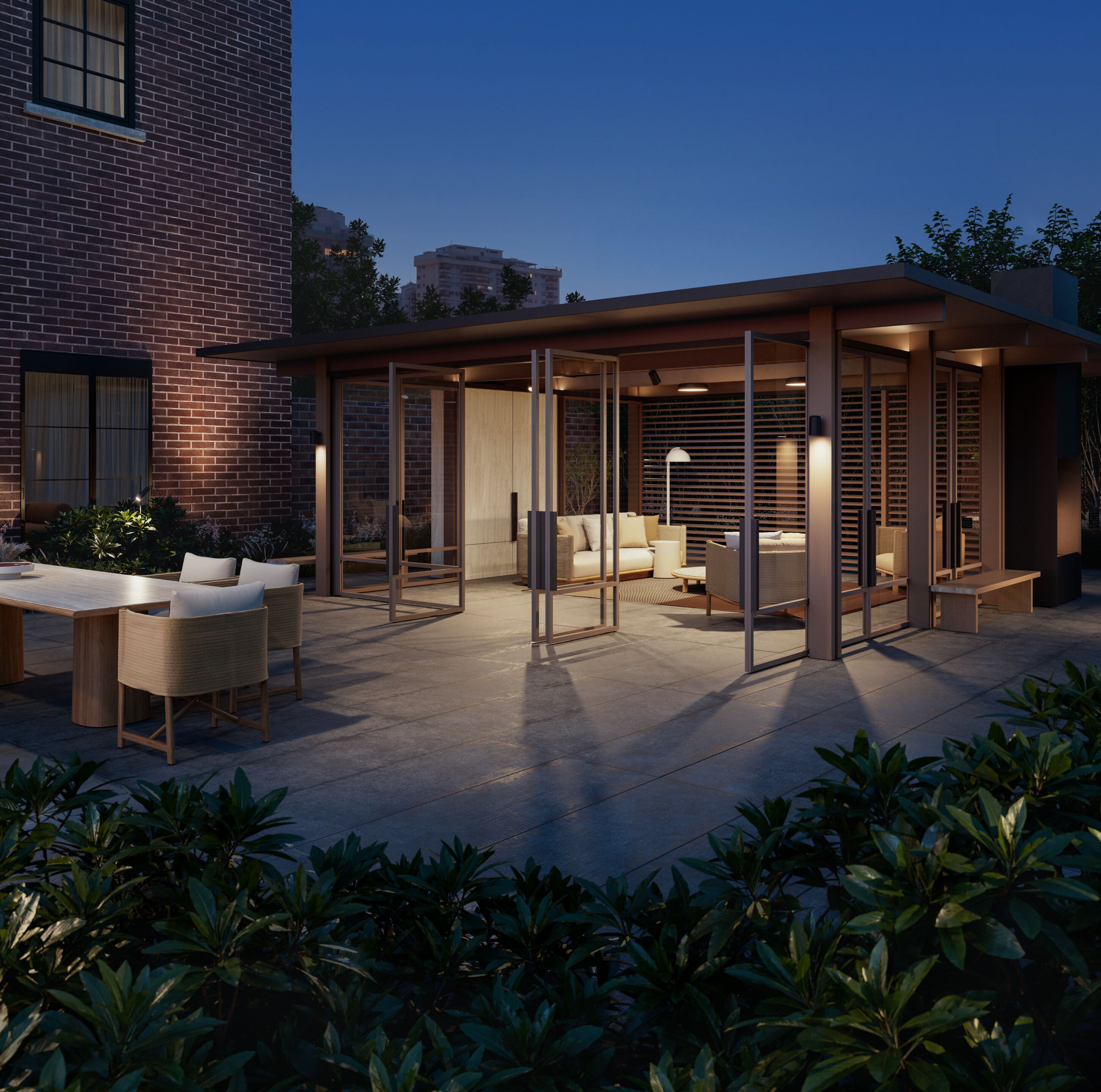 Алюминиевый и стеклянный зимний сад Kettal V PAVILLION ARCH-00117228 - Вид №6