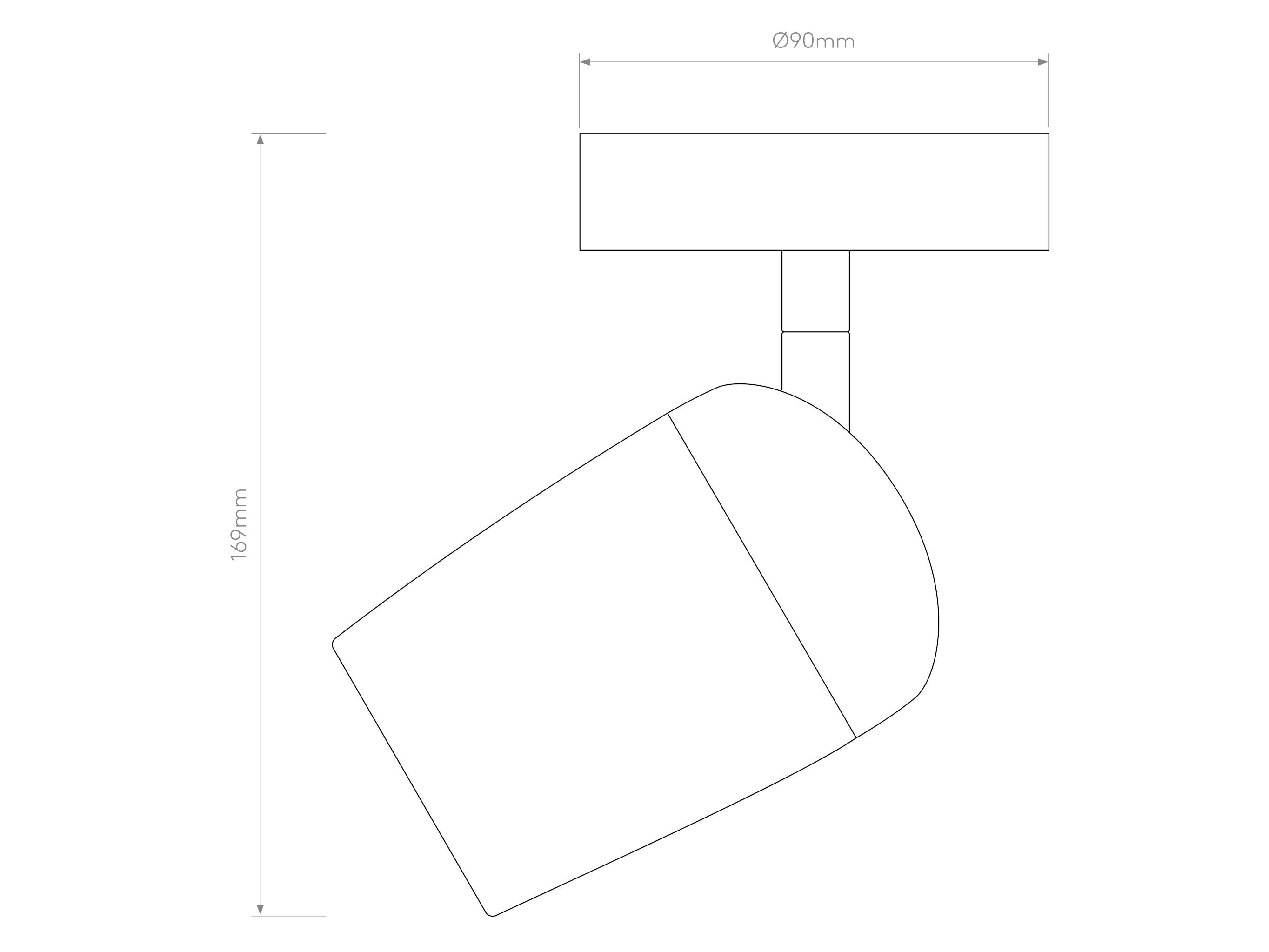 Регулируемый потолочный алюминиевый светодиодный прожектор Astro Lighting Koto ARCH-00122398 - Вид №1