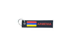 17857081 Брелок Армения, ткань, вышивка BMV 300 МАШИНОКОМ