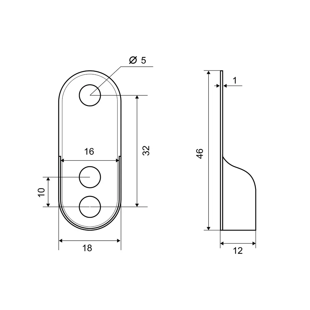 Фланец для труб 30x15 мм, 2 шт PALLADIUM STLM-2035636 - Вид №2